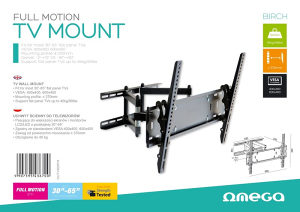 TV Wall nosač"FULL MOTION " VESA 600 - 30"- 65