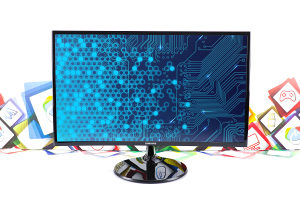 Monitor Samsung CF390 C27F390FHR 27'' zakrivljeni